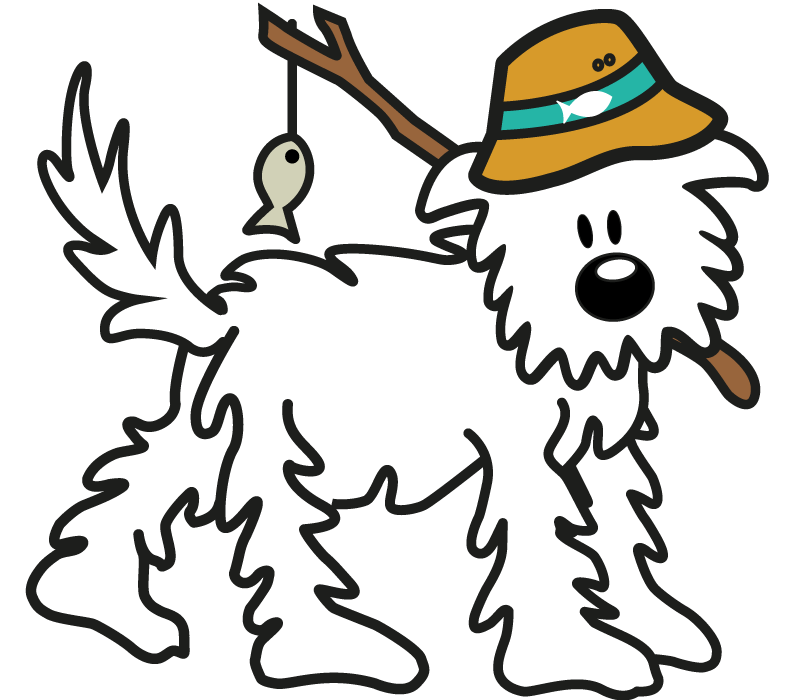 Stcokists Dog Logo